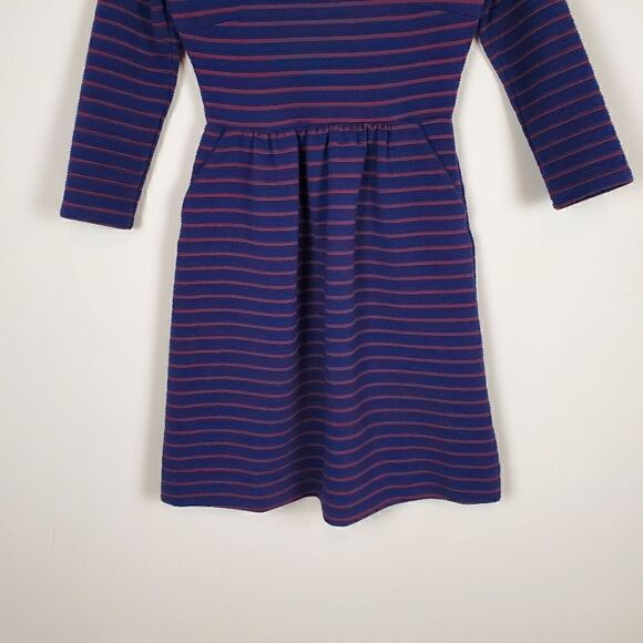 Maeve Anthropologie Brenna Striped Dress Size 0 - Picture 4 of 10